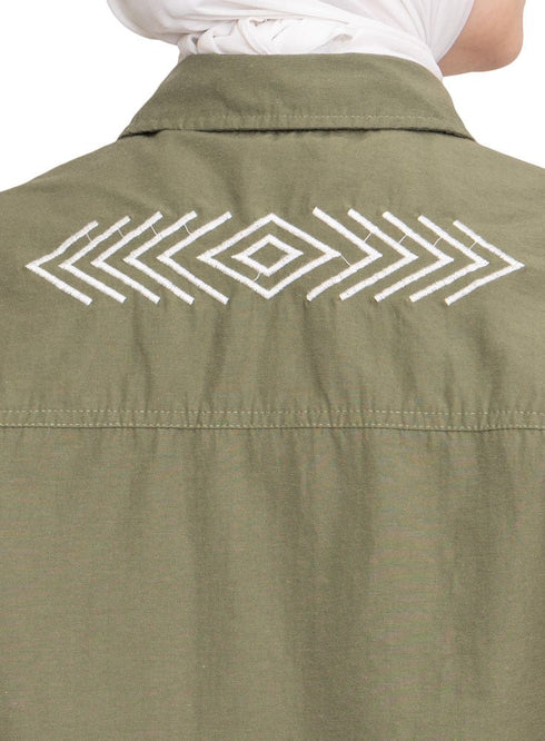 Cedar Embroidered Shirt - Khotwh